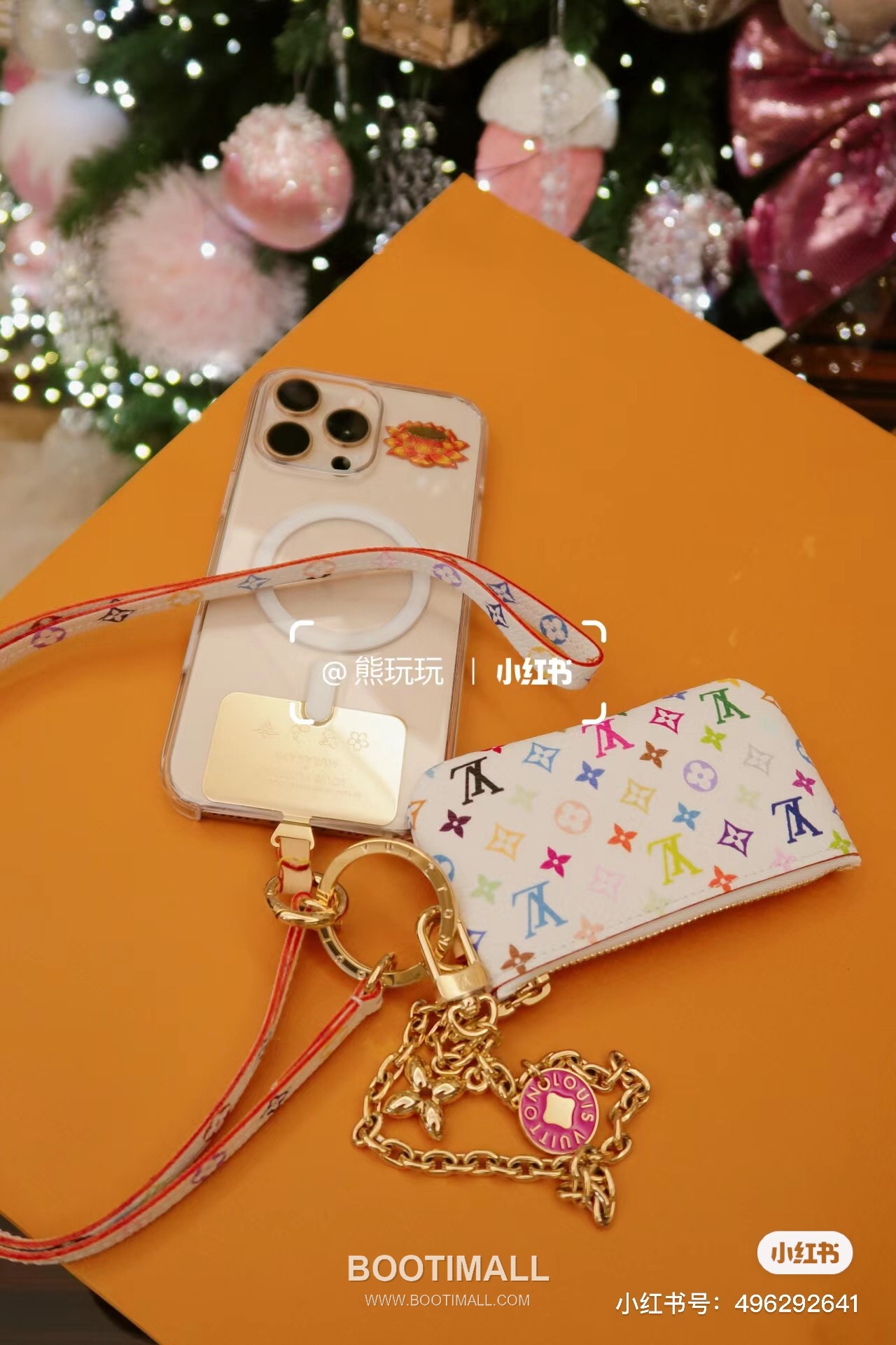 Louis Vuitton Monogram Rainbow Phone Case Coated Canvas Zip Wallet 루이비통 모노그램 레인보우 폰 케이스 코팅 캔버스 지퍼 지갑 12cm 6