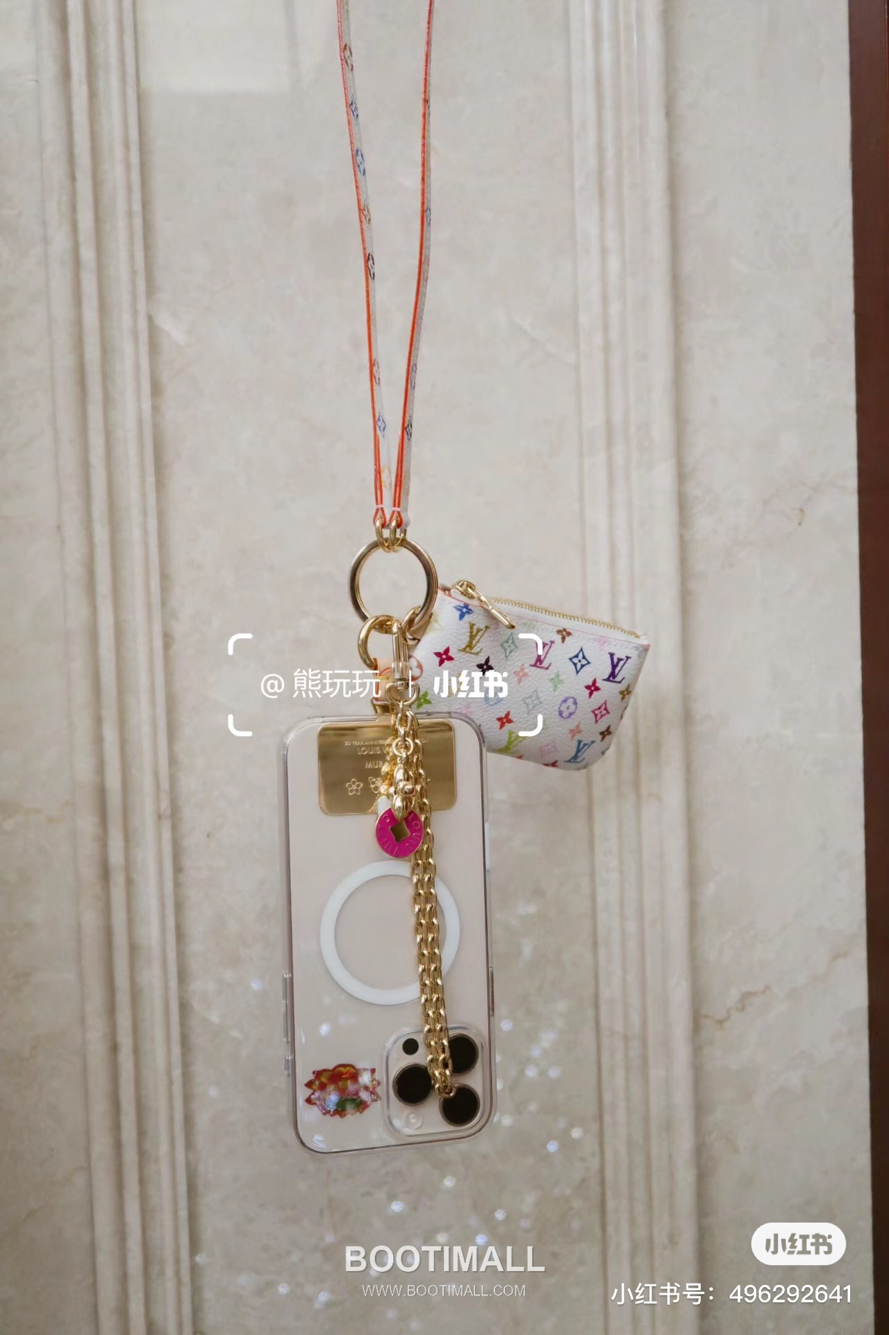 Louis Vuitton Monogram Rainbow Phone Case Coated Canvas Zip Wallet 루이비통 모노그램 레인보우 폰 케이스 코팅 캔버스 지퍼 지갑 12cm 8