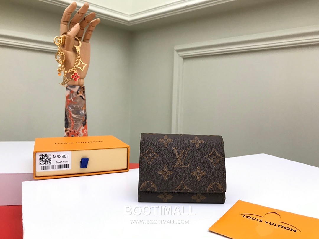 Louis Vuitton Enveloppe Carte de Visite Monogram Coated Canvas Brown Card Holder 루이비통 앙벨로프 카르트 드 비지트 모노그램 코팅 캔버스 브라운 카드홀더 11cm 1