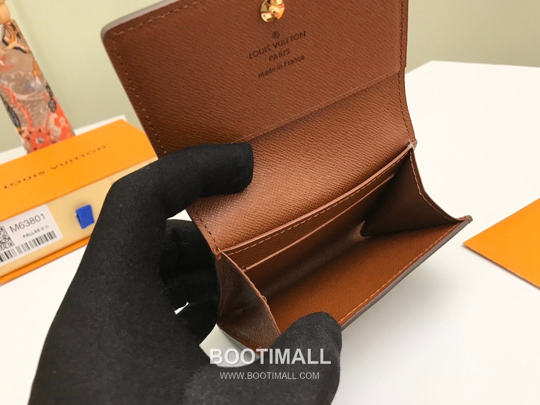Louis Vuitton Enveloppe Carte de Visite Monogram Coated Canvas Brown Card Holder 루이비통 앙벨로프 카르트 드 비지트 모노그램 코팅 캔버스 브라운 카드홀더 11cm 7