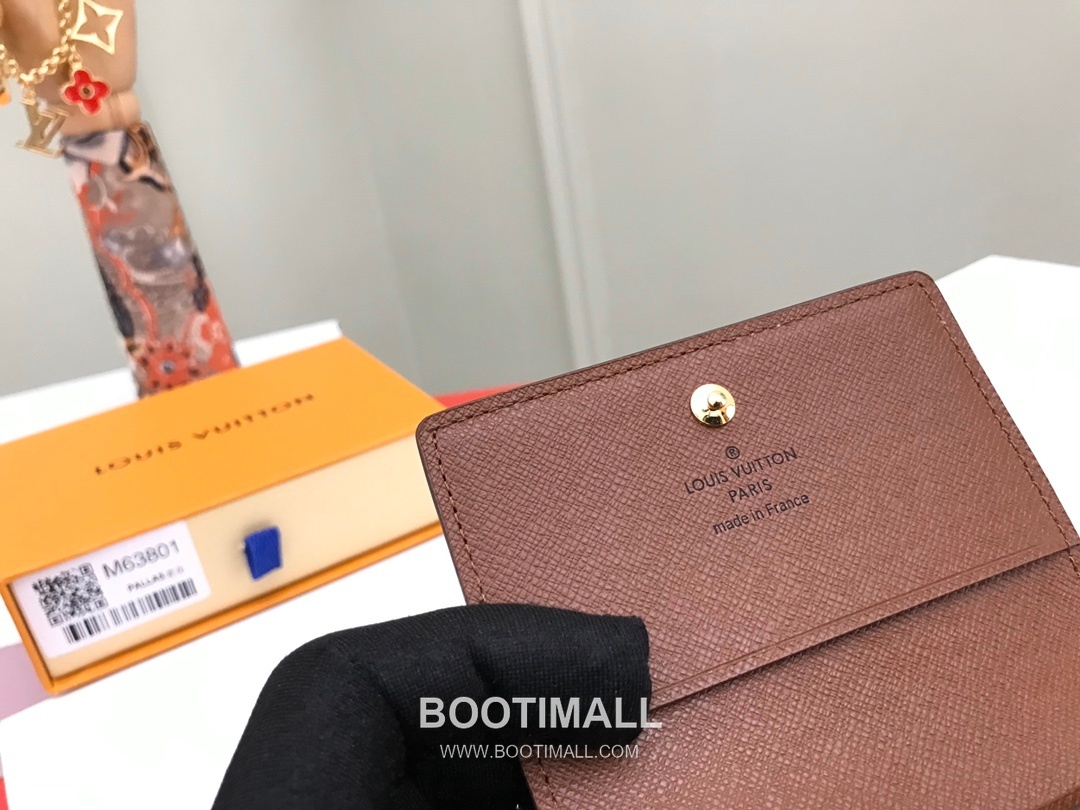 Louis Vuitton Enveloppe Carte de Visite Monogram Coated Canvas Brown Card Holder 루이비통 앙벨로프 카르트 드 비지트 모노그램 코팅 캔버스 브라운 카드홀더 11cm 8