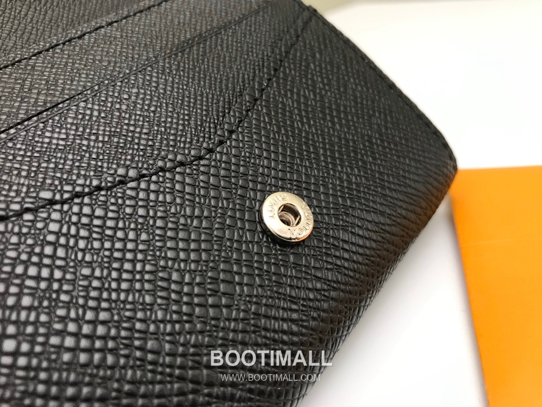 Louis Vuitton Enveloppe Carte de Visite Monogram Coated Canvas Black Card Holder 루이비통 앙벨로프 카르트 드 비지트 모노그램 M64021 코팅 캔버스 블랙 카드홀더 11cm 7