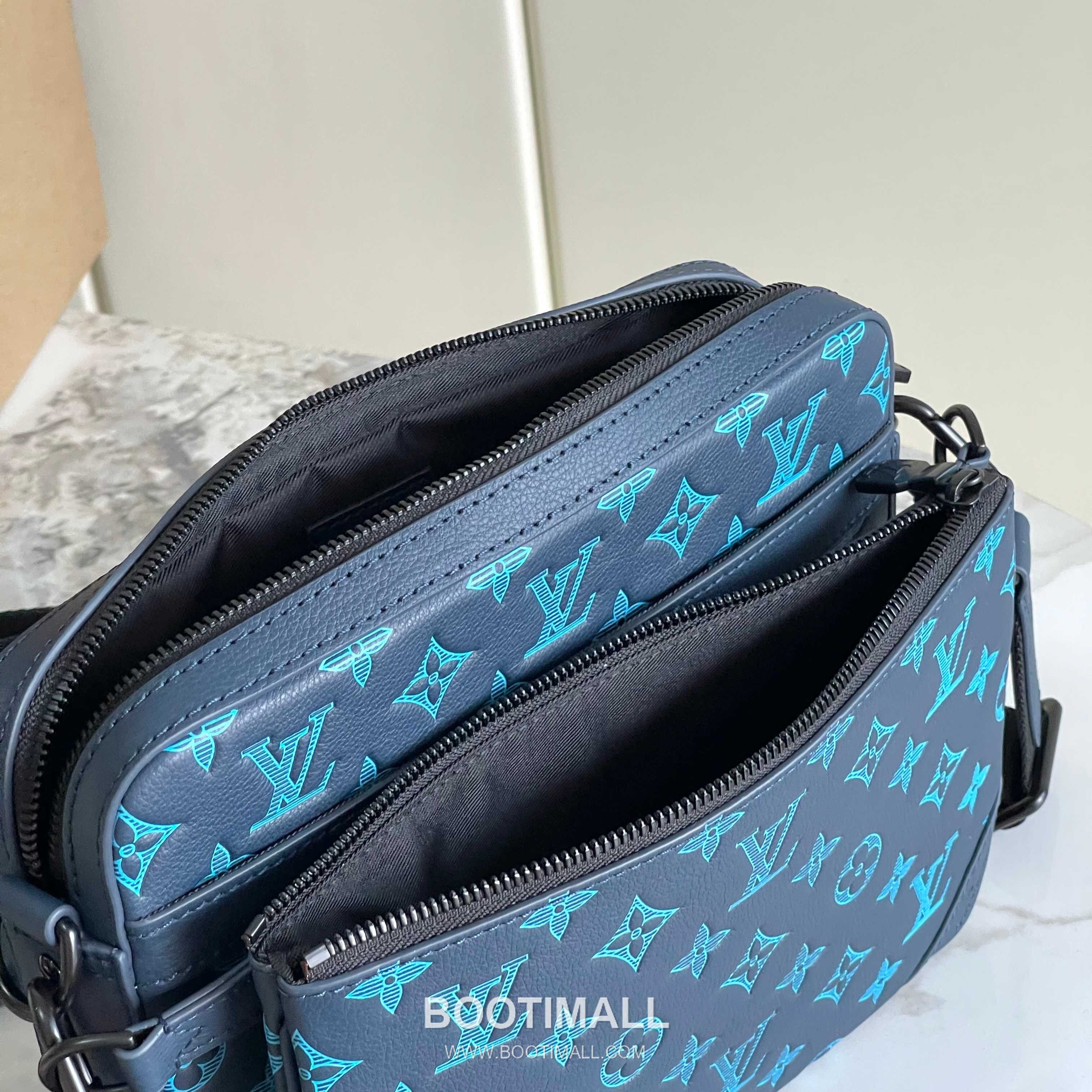 Louis Vuitton Trio Messenger Monogram Embossed Leather Bag M46604 루이비통 트리오 메신저 모노그램 엠보싱 레더 크로스백 25cm 8