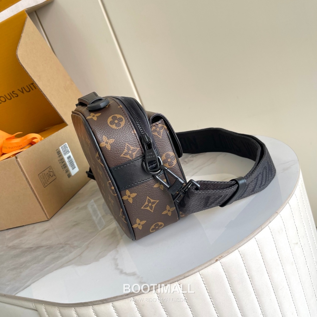 Louis Vuitton S Lock Messenger Monogram Macassar Canvas Bag M45806 루이비통 S 락 메신저 모노그램 마카사르 캔버스 크로스백 22cm 2