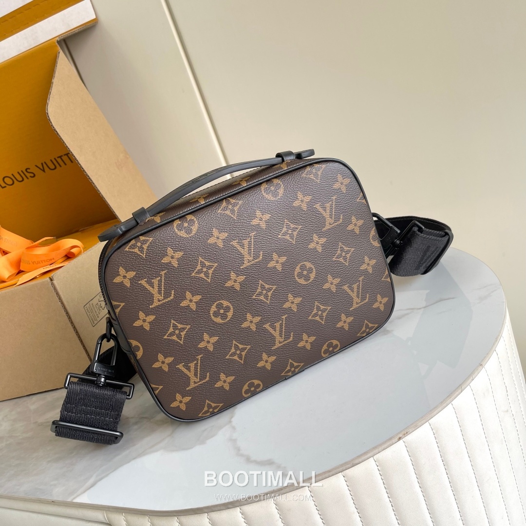 Louis Vuitton S Lock Messenger Monogram Macassar Canvas Bag M45806 루이비통 S 락 메신저 모노그램 마카사르 캔버스 크로스백 22cm 3