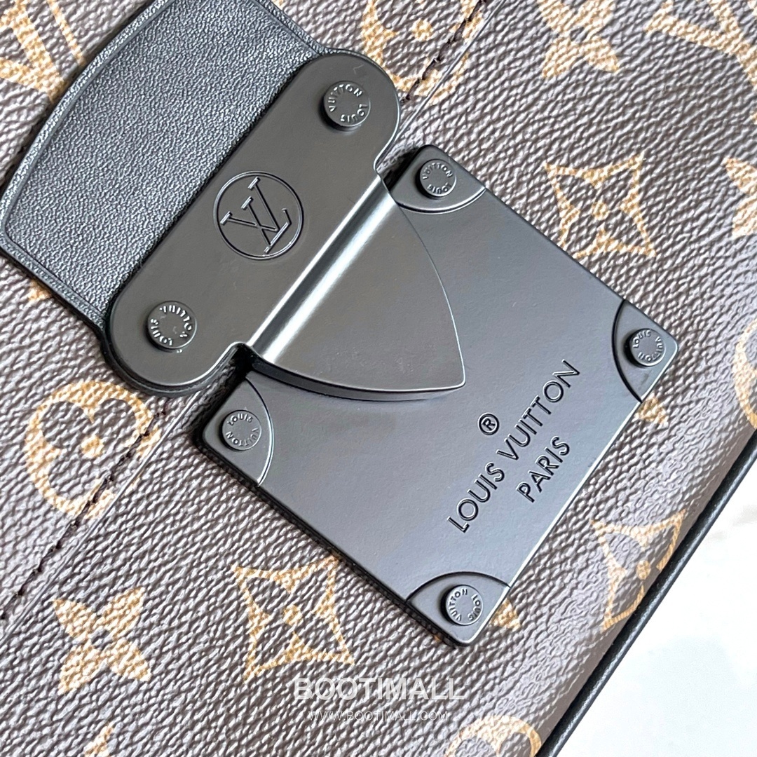 Louis Vuitton S Lock Messenger Monogram Macassar Canvas Bag M45806 루이비통 S 락 메신저 모노그램 마카사르 캔버스 크로스백 22cm 5