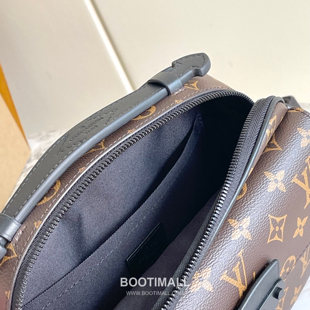 Louis Vuitton S Lock Messenger Monogram Macassar Canvas Bag M45806 루이비통 S 락 메신저 모노그램 마카사르 캔버스 크로스백 22cm 8