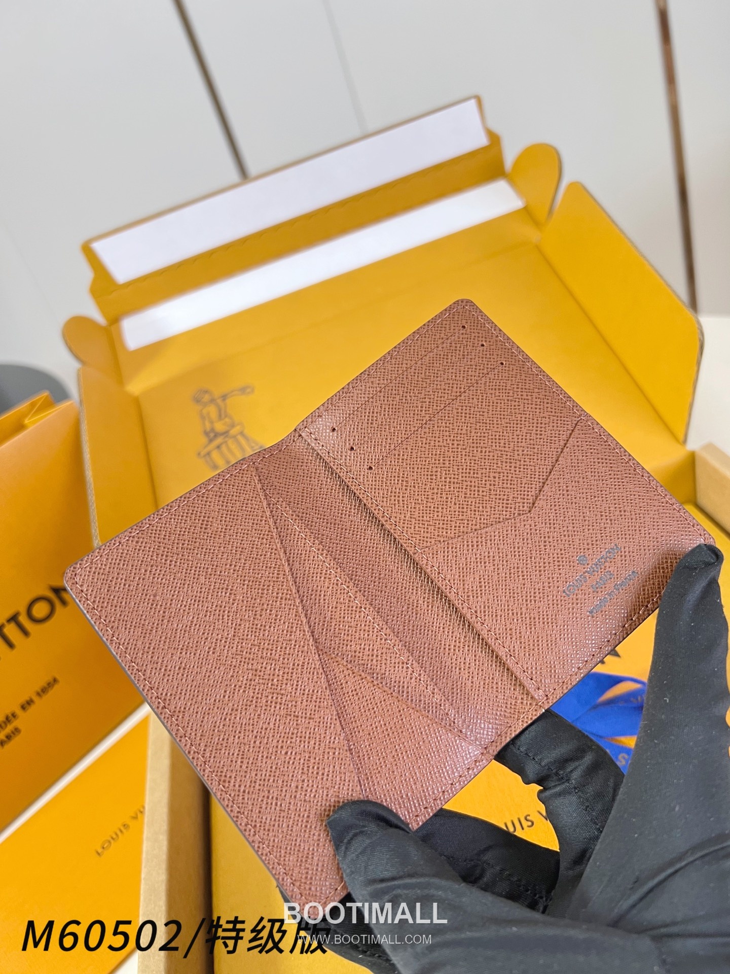 Louis Vuitton Pocket Brushed Monogram Leather Brown Card Holder 루이비통 포켓 브러시드 모노그램 M60502 가죽 브라운 카드홀더 11.1cm 5