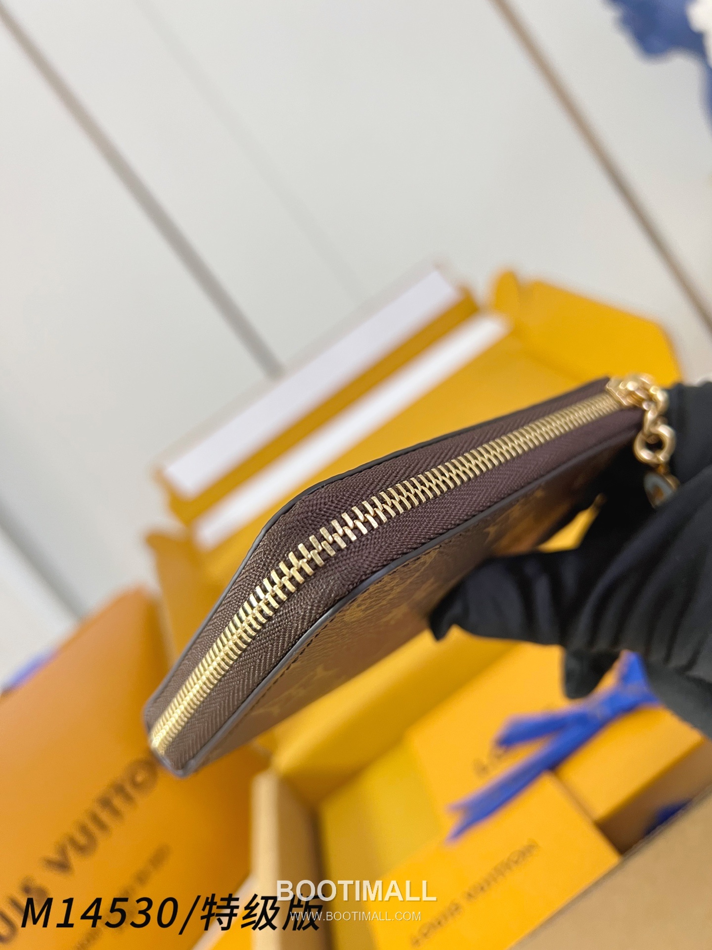 Louis Vuitton Noa Monogram Canvas Brown Zip Wallet 루이비통 노아 모노그램 M14530 캔버스 브라운 지퍼 지갑 11cm 6