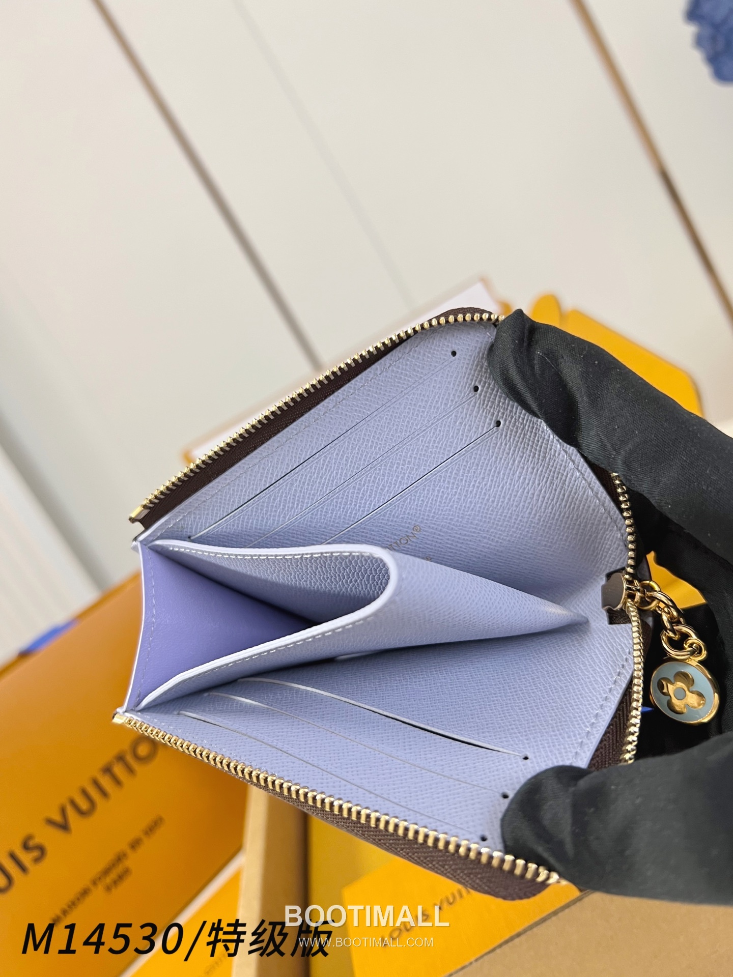 Louis Vuitton Noa Monogram Canvas Brown Zip Wallet 루이비통 노아 모노그램 M14530 캔버스 브라운 지퍼 지갑 11cm 7