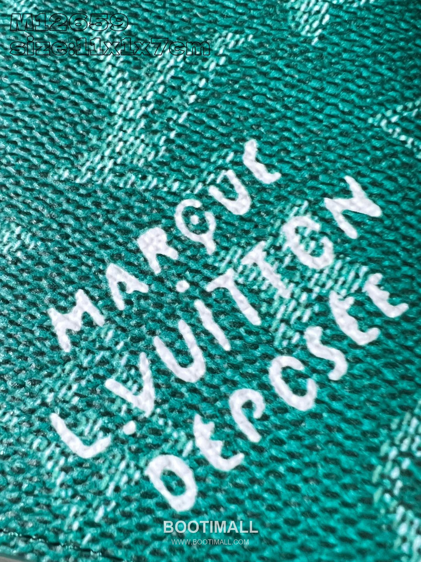 Louis Vuitton Monogram Heritage Damier Marque Pocket Coated Canvas Green Card Holder 루이비통 모노그램 헤리티지 다미에 마르크 포켓 코팅 캔버스 그린 카드홀더 11.1cm 3