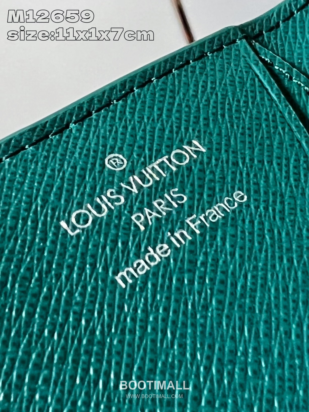 Louis Vuitton Monogram Heritage Damier Marque Pocket Coated Canvas Green Card Holder 루이비통 모노그램 헤리티지 다미에 마르크 포켓 코팅 캔버스 그린 카드홀더 11.1cm 7