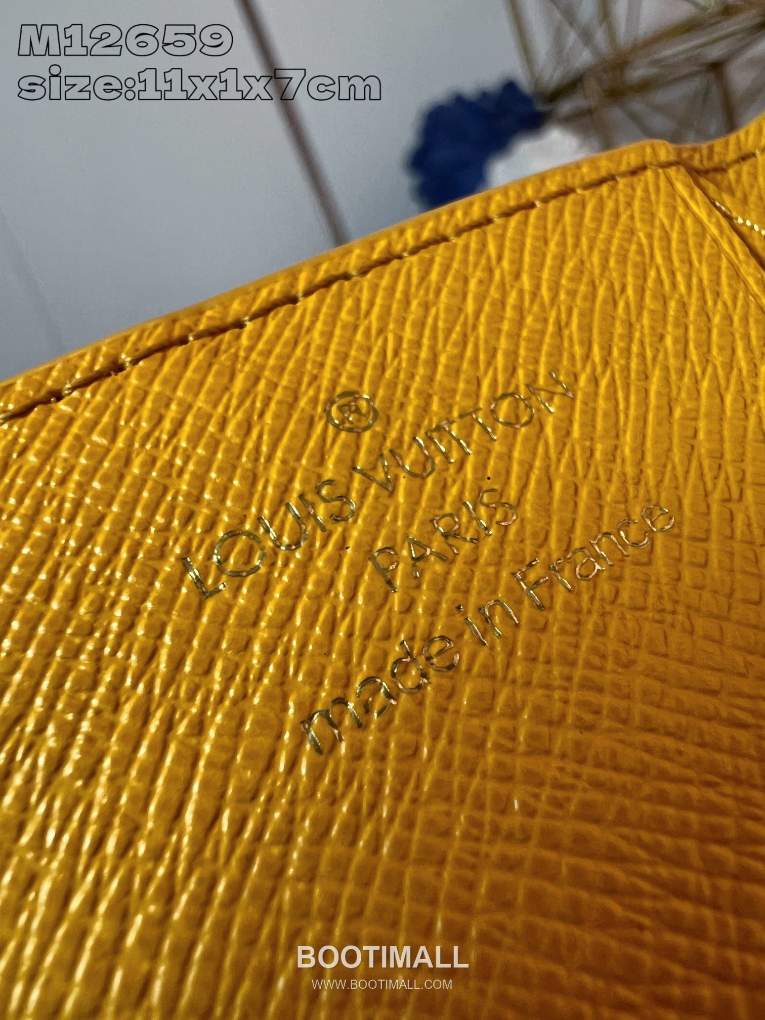 Louis Vuitton Pocket Monogram Heritage Damier Marque Coated Canvas Yellow Card Holder 루이비통 포켓 모노그램 헤리티지 다미에 마르크 코팅 캔버스 옐로우 카드홀더 11.1cm 7