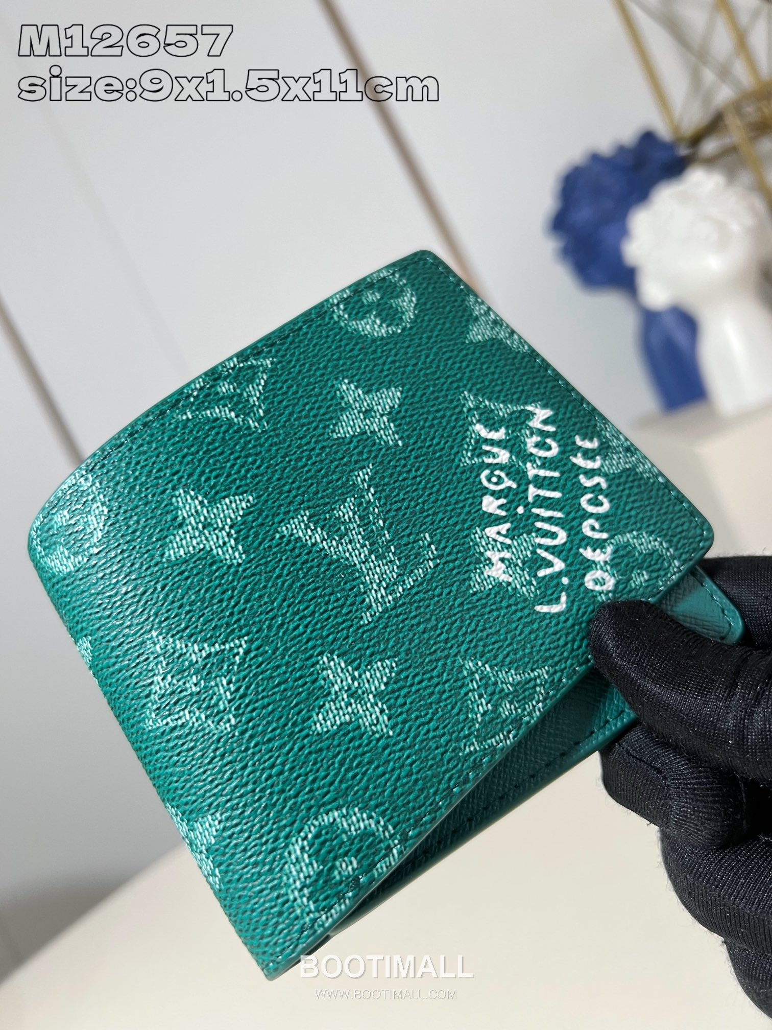 Louis Vuitton Multiple Monogram Heritage Coated Canvas Green Bifold Wallet 루이비통 멀티플 모노그램 헤리티지 M12657 코팅 캔버스 그린 반지갑 11.5cm 2