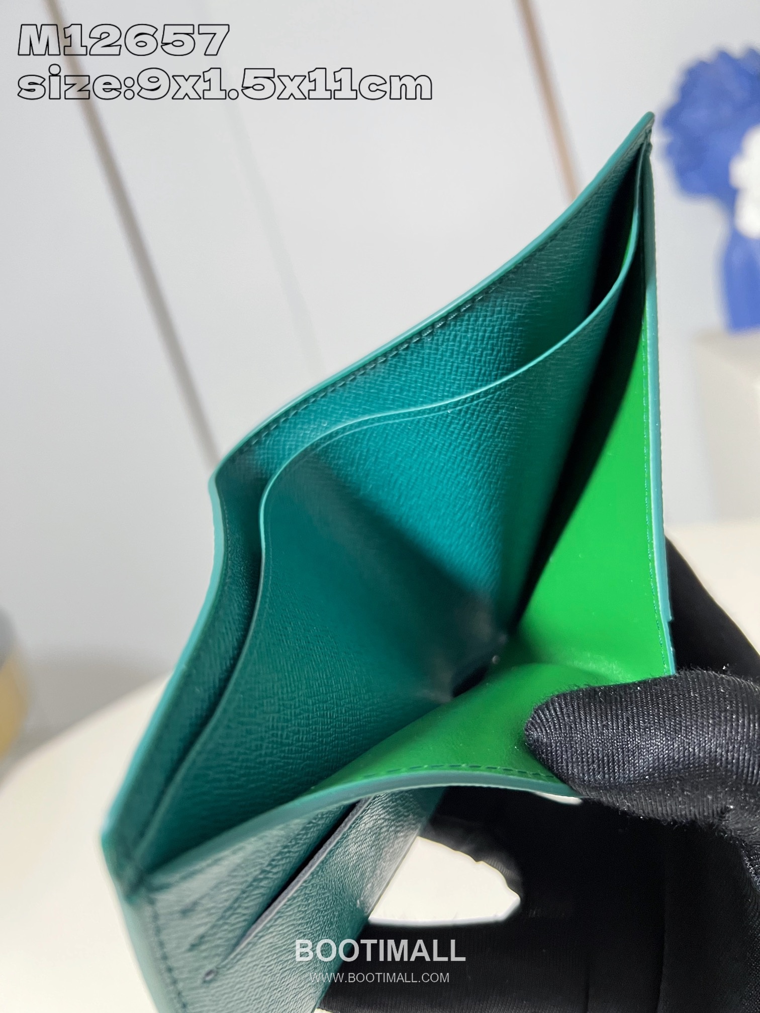 Louis Vuitton Multiple Monogram Heritage Coated Canvas Green Bifold Wallet 루이비통 멀티플 모노그램 헤리티지 M12657 코팅 캔버스 그린 반지갑 11.5cm 8