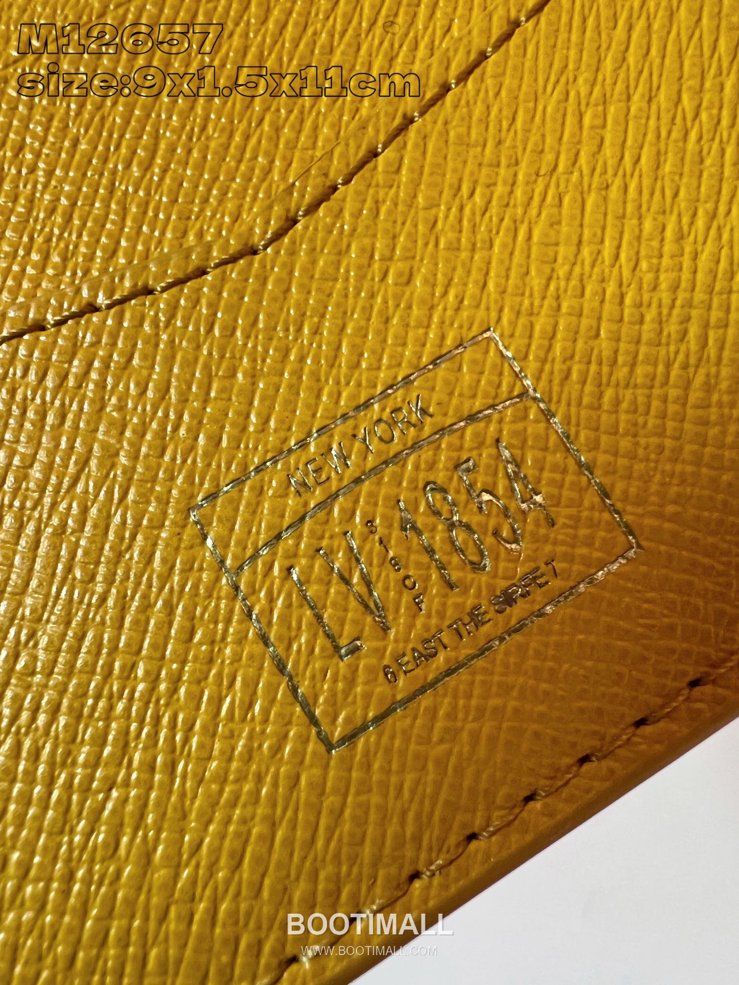 Louis Vuitton Multiple Monogram Heritage Damier Coated Canvas Yellow Bifold Wallet 루이비통 멀티플 모노그램 헤리티지 다미에 M12657 코팅 캔버스 옐로우 반지갑 11.5cm 7