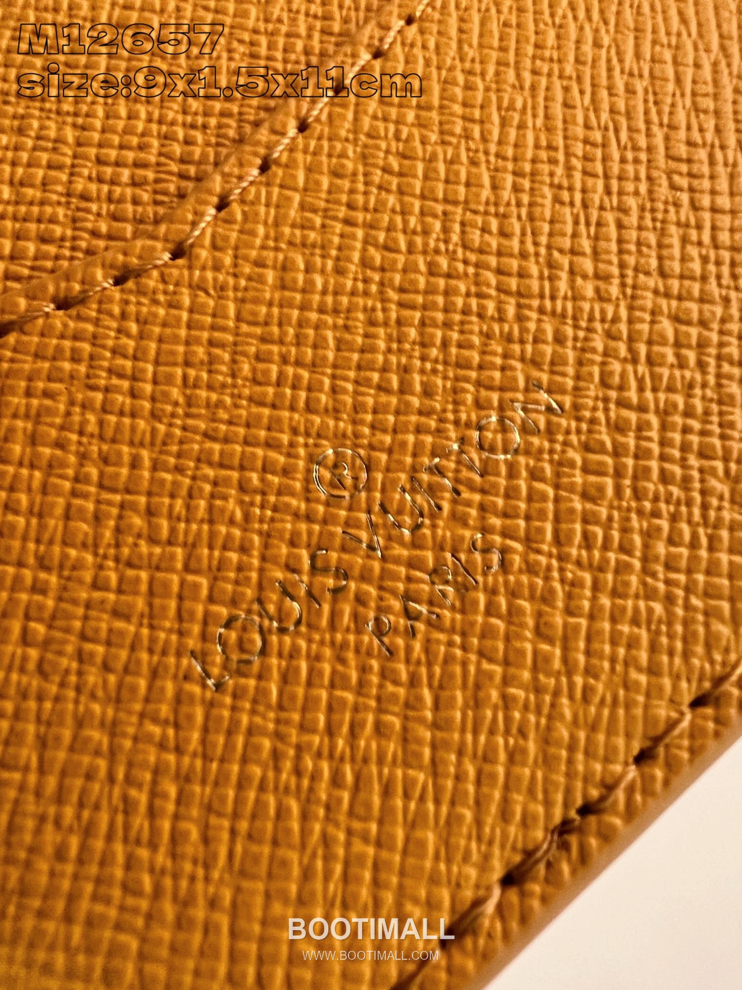 Louis Vuitton Multiple Monogram Heritage Damier Coated Canvas Yellow Bifold Wallet 루이비통 멀티플 모노그램 헤리티지 다미에 M12657 코팅 캔버스 옐로우 반지갑 11.5cm 8