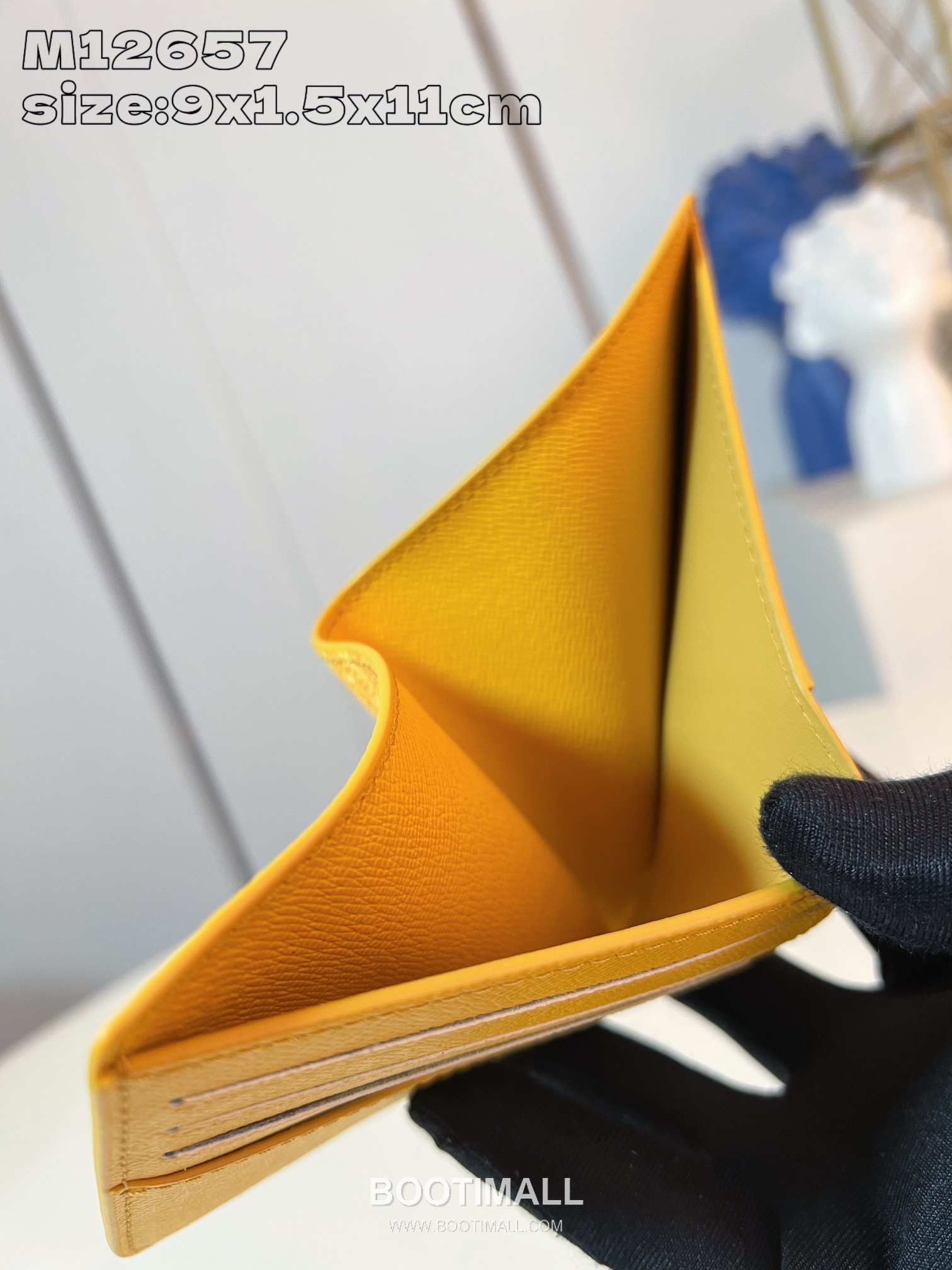 Louis Vuitton Multiple Monogram Heritage Damier Coated Canvas Yellow Bifold Wallet 루이비통 멀티플 모노그램 헤리티지 다미에 M12657 코팅 캔버스 옐로우 반지갑 11.5cm 9