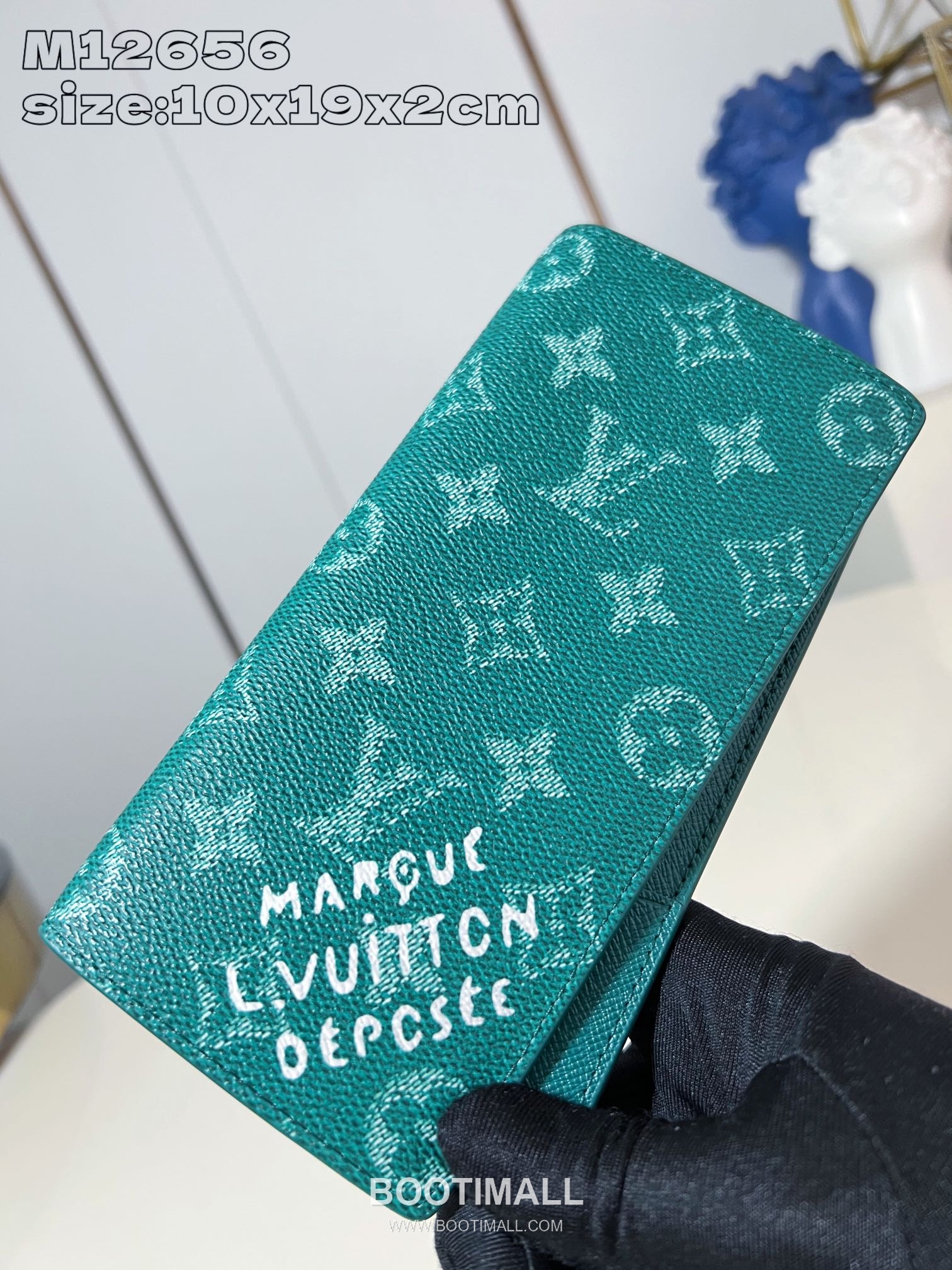 Louis Vuitton Brazza Monogram Heritage Coated Canvas Green Long Wallet 루이비통 브라짜 모노그램 헤리티지 M12656 코팅 캔버스 그린 장지갑 19cm 2