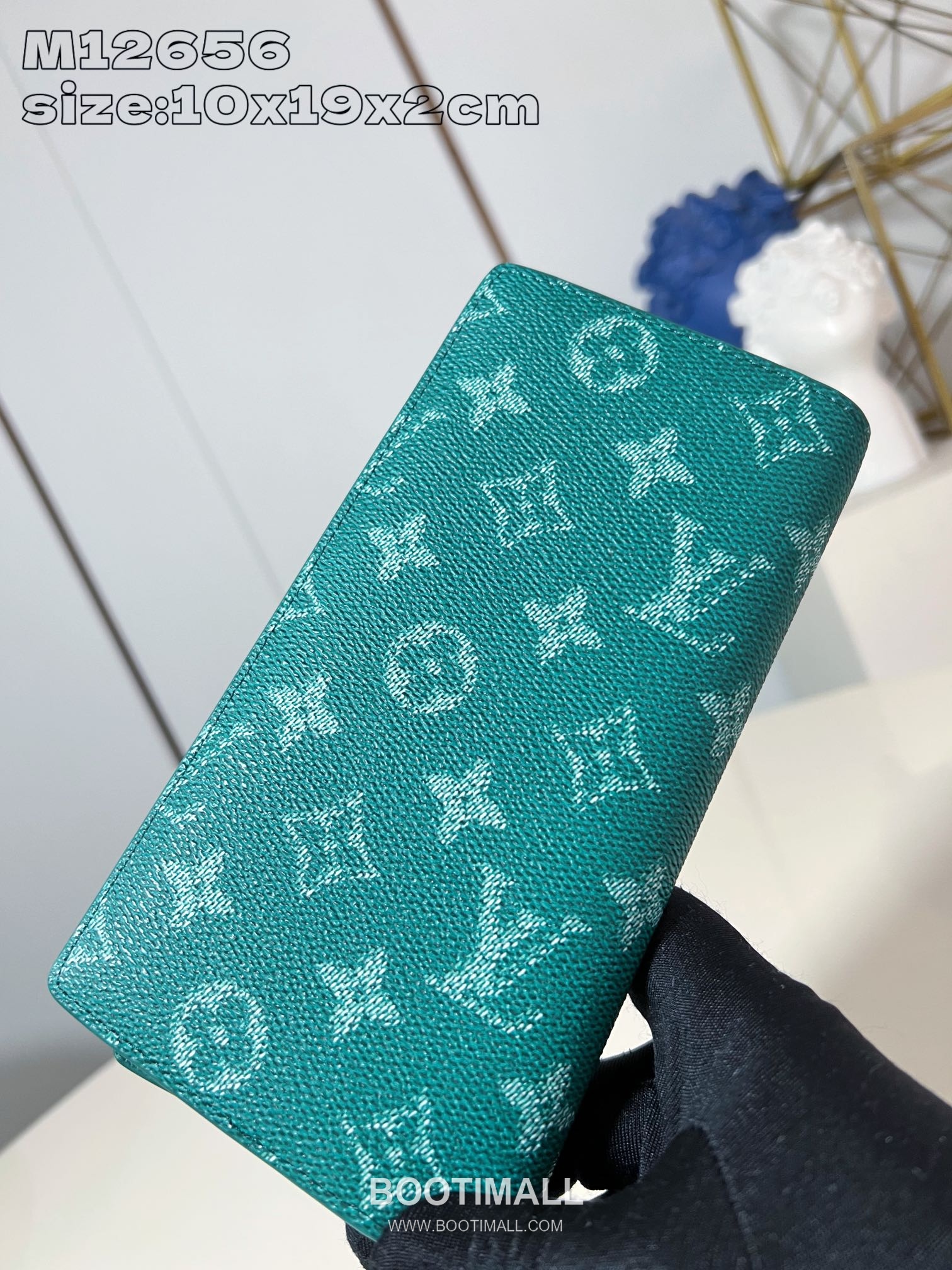 Louis Vuitton Brazza Monogram Heritage Coated Canvas Green Long Wallet 루이비통 브라짜 모노그램 헤리티지 M12656 코팅 캔버스 그린 장지갑 19cm 4