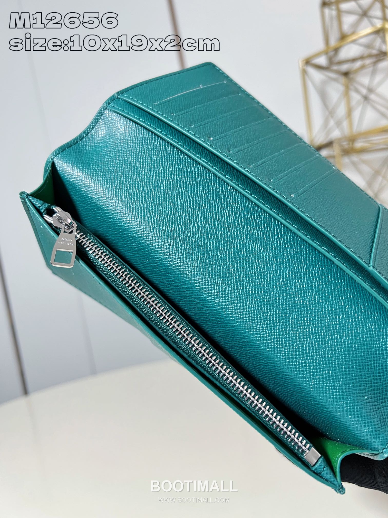 Louis Vuitton Brazza Monogram Heritage Coated Canvas Green Long Wallet 루이비통 브라짜 모노그램 헤리티지 M12656 코팅 캔버스 그린 장지갑 19cm 9