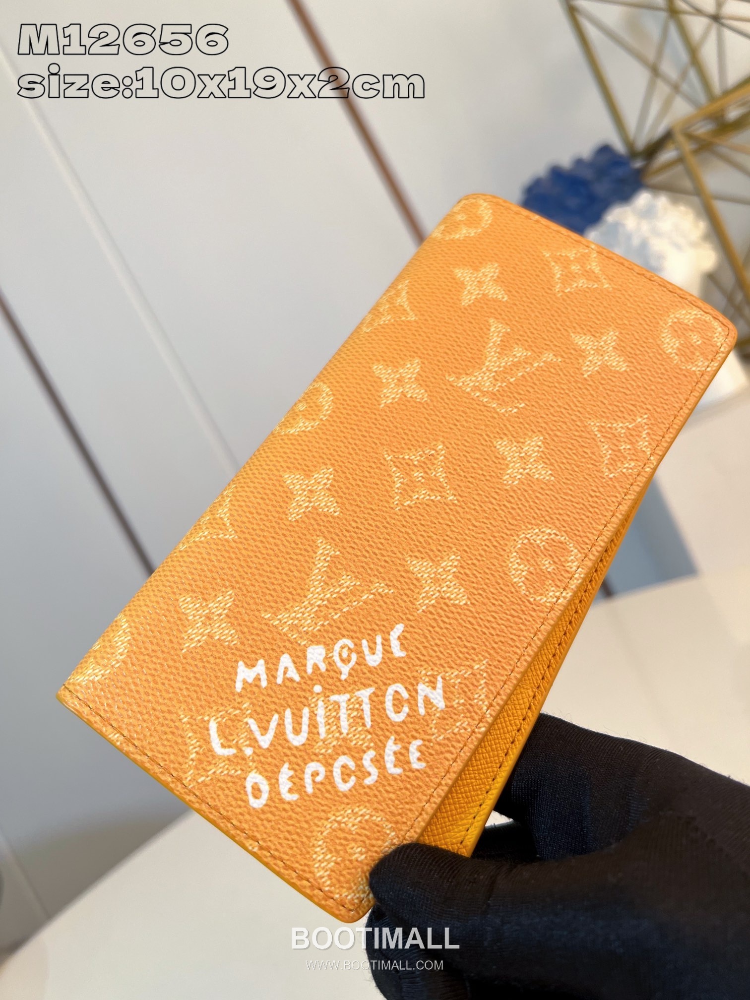 Louis Vuitton Brazza Monogram Heritage Coated Canvas Yellow Long Wallet 루이비통 브라짜 모노그램 헤리티지 M12656 코팅 캔버스 옐로우 장지갑 19cm 2