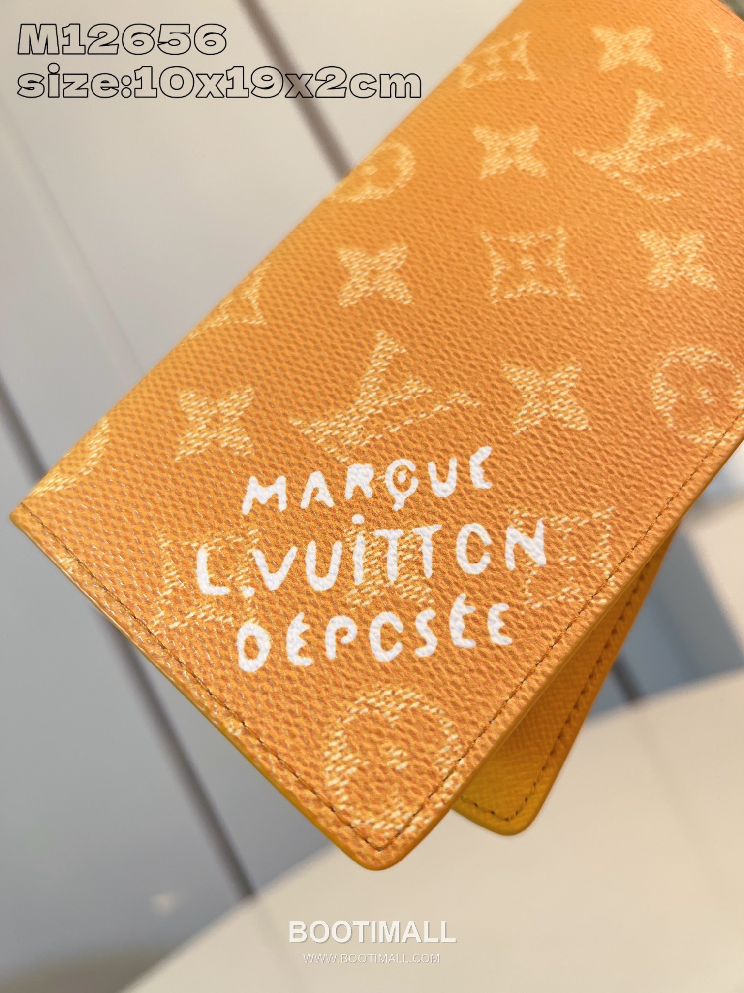 Louis Vuitton Brazza Monogram Heritage Coated Canvas Yellow Long Wallet 루이비통 브라짜 모노그램 헤리티지 M12656 코팅 캔버스 옐로우 장지갑 19cm 3