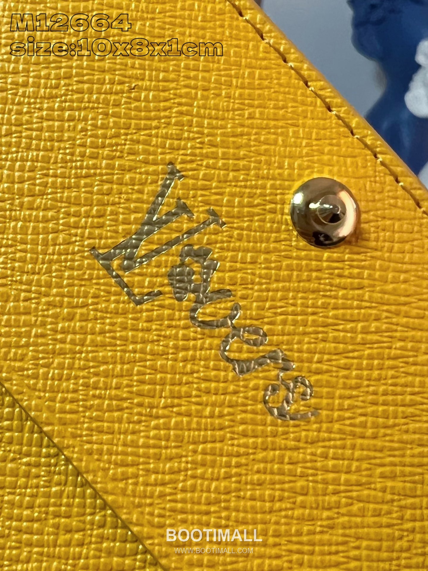 Louis Vuitton Monogram Heritage Marque Accordion Coated Canvas Yellow Card Holder 루이비통 모노그램 헤리티지 마르크 아코디언 코팅 캔버스 옐로우 카드홀더 10.5cm 7