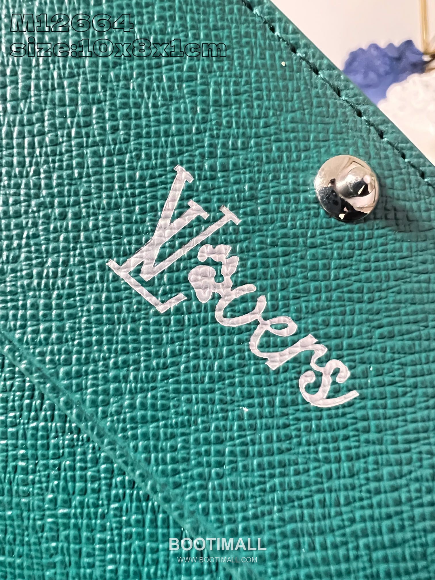 Louis Vuitton Monogram Heritage Marque Coated Canvas Green Card Holder 루이비통 모노그램 헤리티지 마르크 코팅 캔버스 그린 카드홀더 10.5cm 7