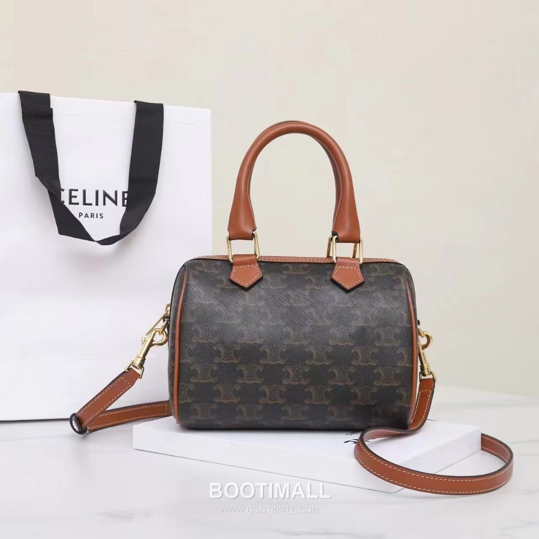 Celine Triomphe 113772 Calfskin Boston Bag 셀린느 113772 카프스킨 보스턴백 20cm 9