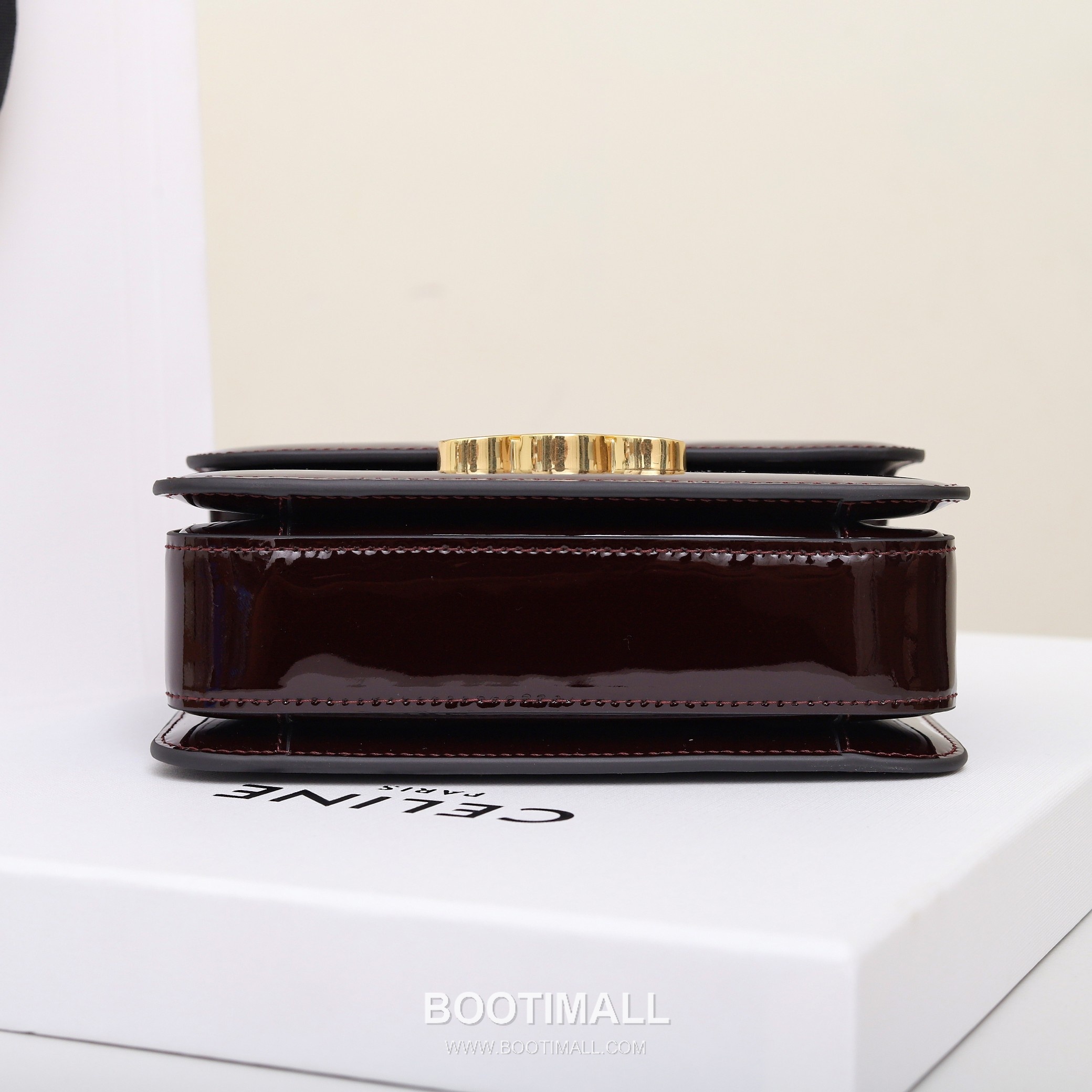 Celine Triomphe 118053 Calfskin Red Shoulder Bag 셀린느 118053 카프스킨 레드 숄더백 18cm 15