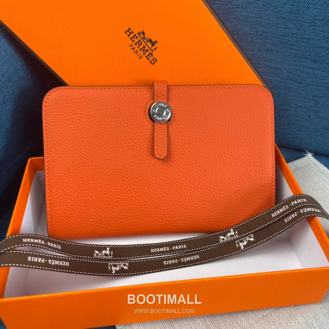 Hermès Dogon Duo Togo Leather Long Wallet 에르메스 도곤 듀오 토고 가죽 장지갑 20.1cm 1