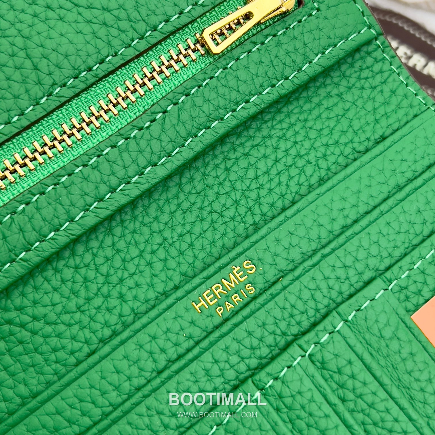 Hermès Togo Leather Vertical Compact Wallet 5120 에르메스 토고 가죽 버티컬 컴팩트 지갑 12cm 7