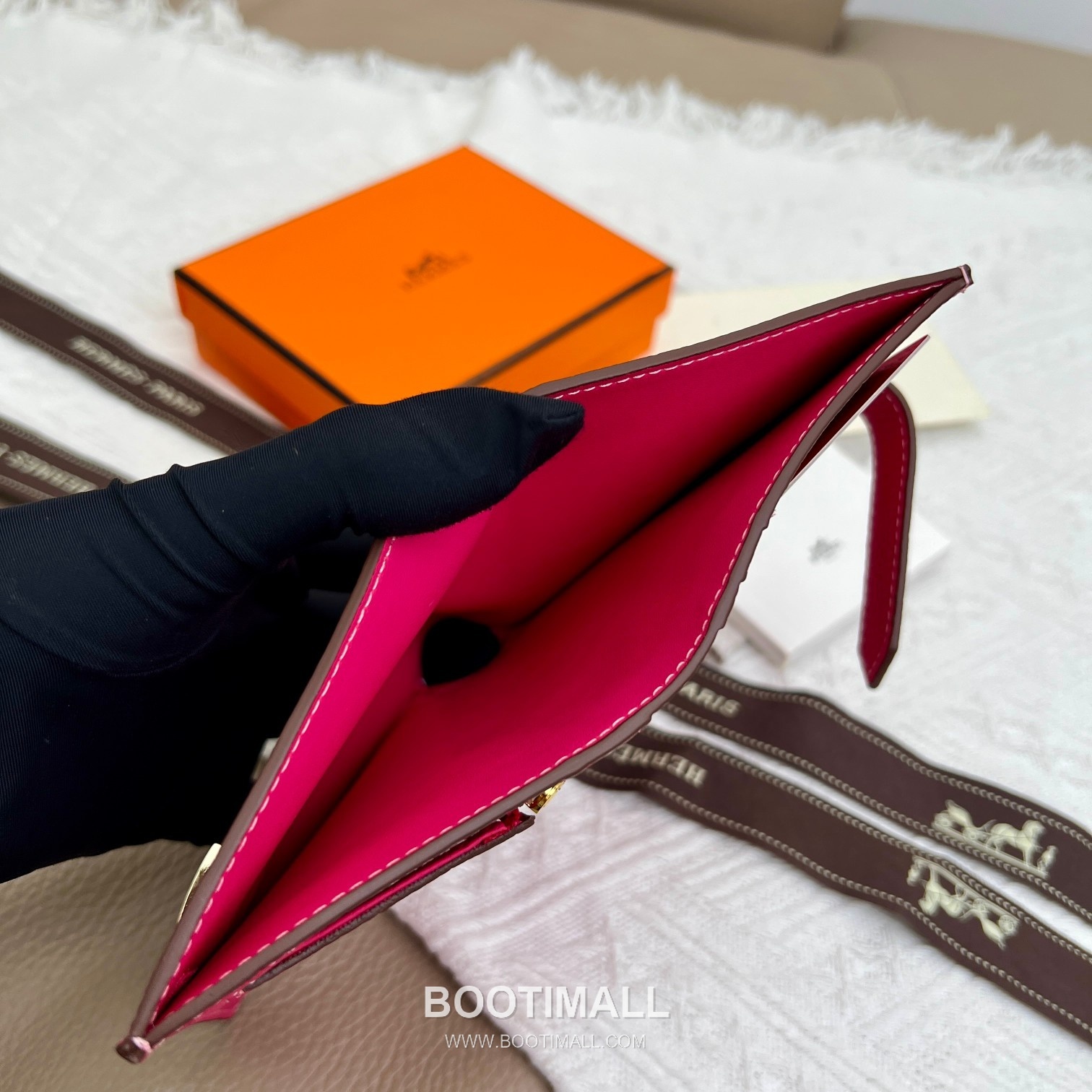 Hermès Togo Leather Vertical Compact Wallet 5120 에르메스 토고 가죽 버티컬 컴팩트 지갑 12cm 8