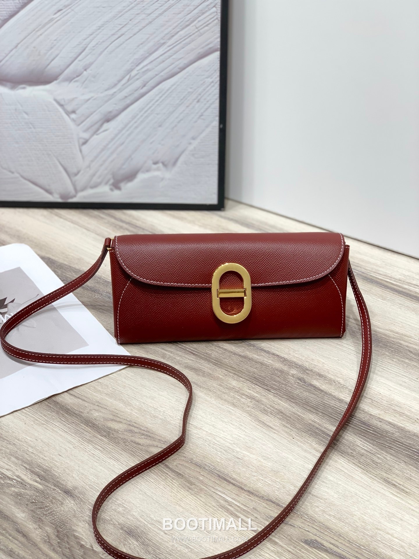 Hermès Maillon To Go Epsom Leather Wallet on Strap 961 에르메스 마이용 투 고 엡송 가죽 스트랩 장지갑 24cm 1