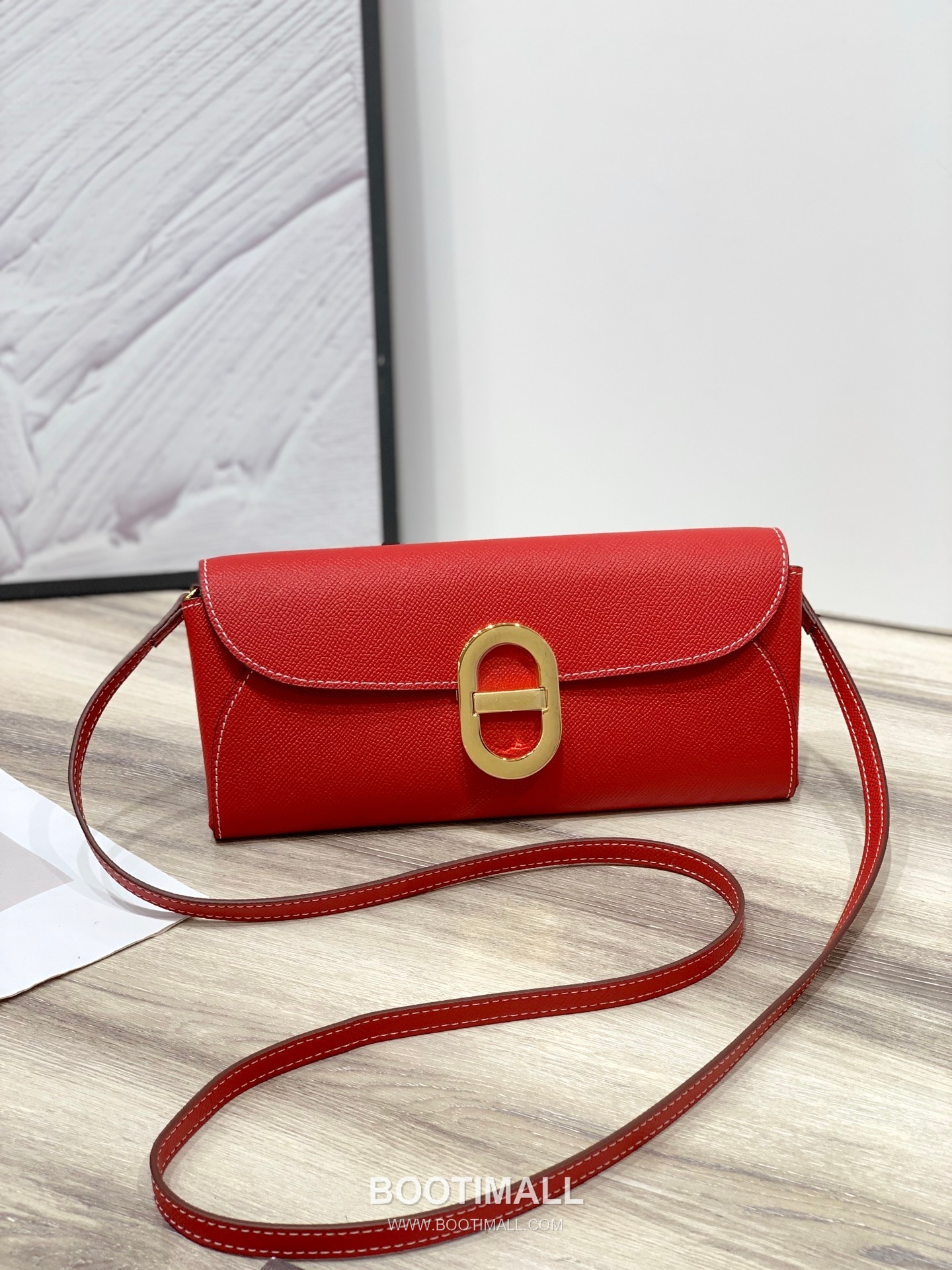 Hermès Maillon To Go Epsom Leather Wallet on Strap 961 에르메스 마이용 투 고 엡송 가죽 스트랩 장지갑 24cm 6