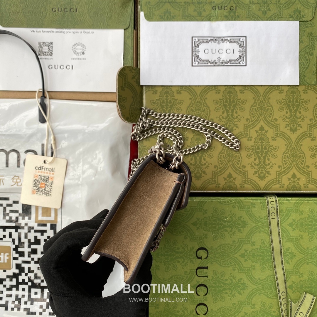 Gucci Dionysus GG Supreme Mini 476432 GG Canvas Shoulder Bag 구찌 디오니서스 GG 수프림 미니 476432 캔버스 숄더백 16.5cm 5