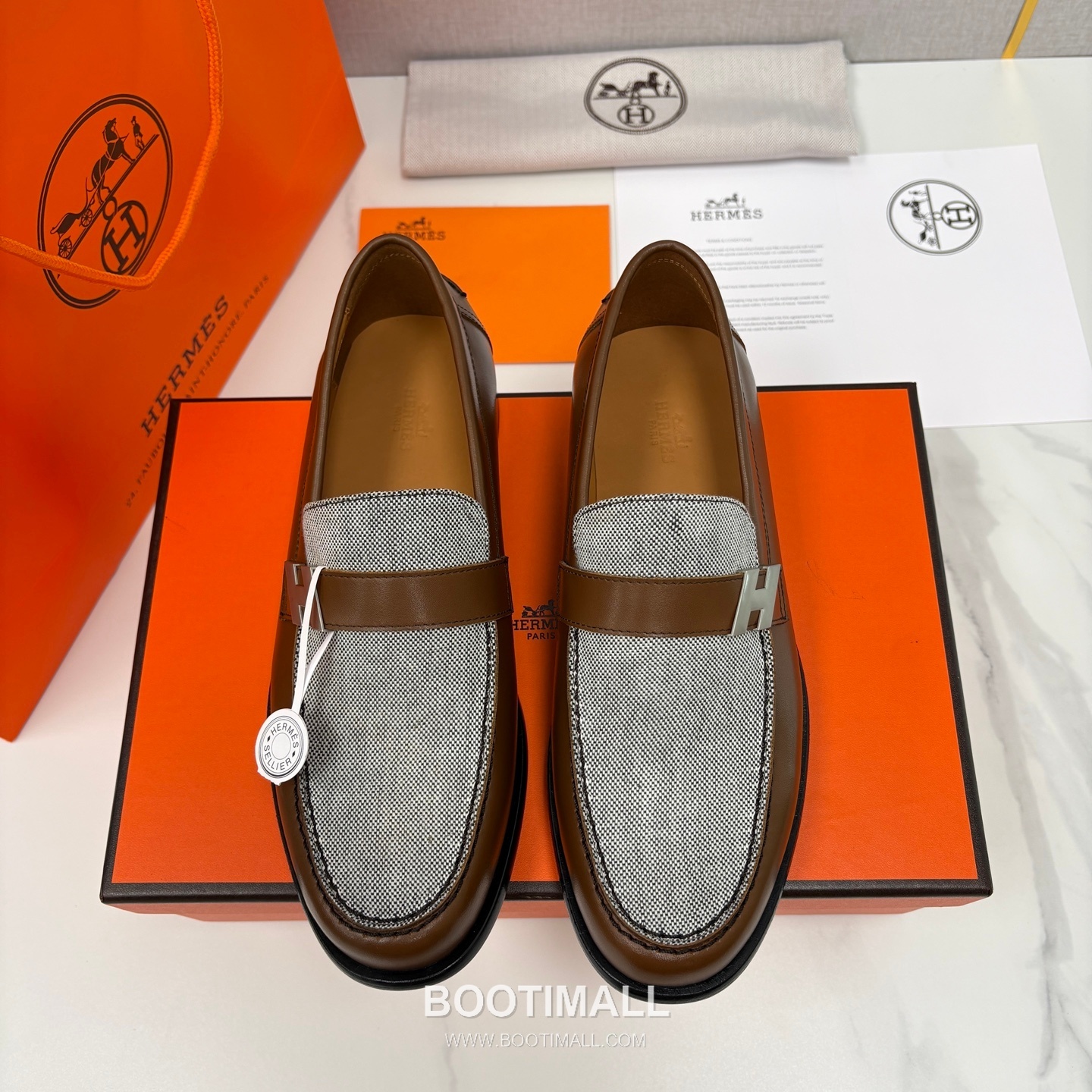 ## 신발 제품 스펙 분석

Hermès Milton Leather Loafers 에르메스 밀턴 레더 로퍼 1
