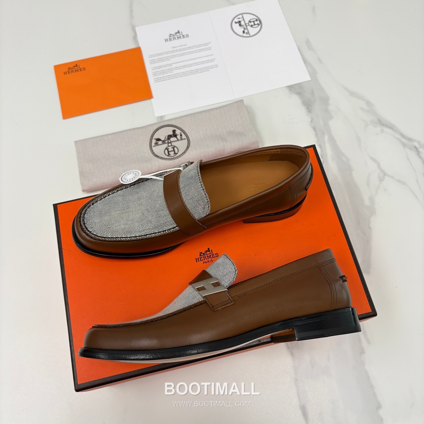 ## 신발 제품 스펙 분석

Hermès Milton Leather Loafers 에르메스 밀턴 레더 로퍼 2