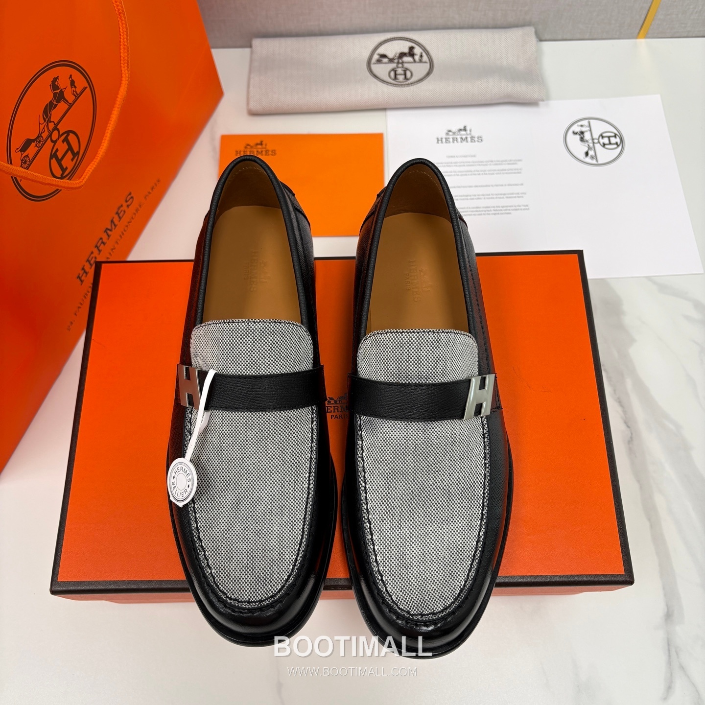 ## 신발 제품 스펙 분석

Hermès Milton Leather Loafers 에르메스 밀턴 레더 로퍼 1
