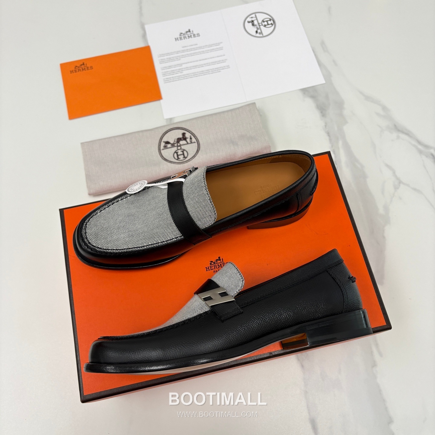## 신발 제품 스펙 분석

Hermès Milton Leather Loafers 에르메스 밀턴 레더 로퍼 2
