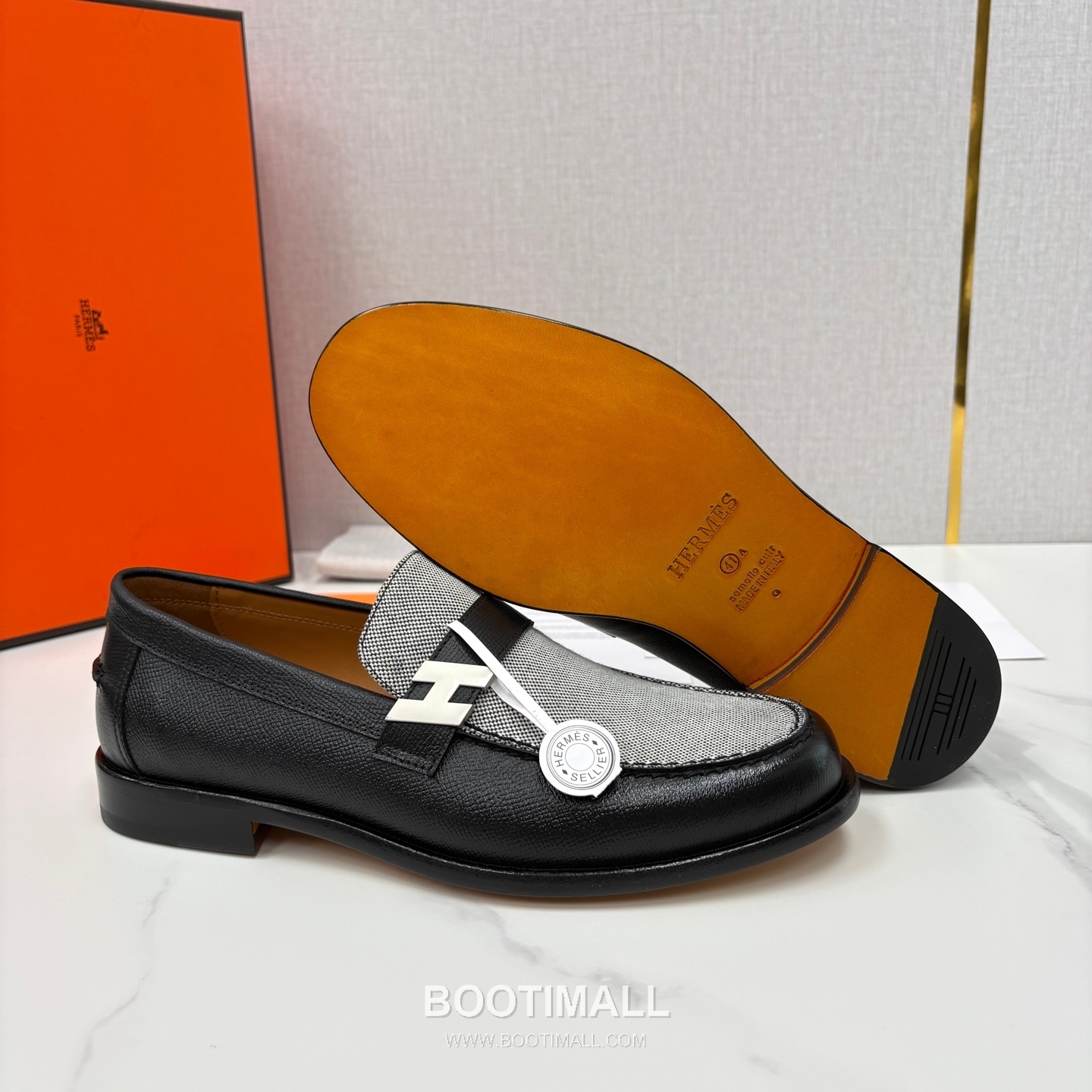 ## 신발 제품 스펙 분석

Hermès Milton Leather Loafers 에르메스 밀턴 레더 로퍼 5