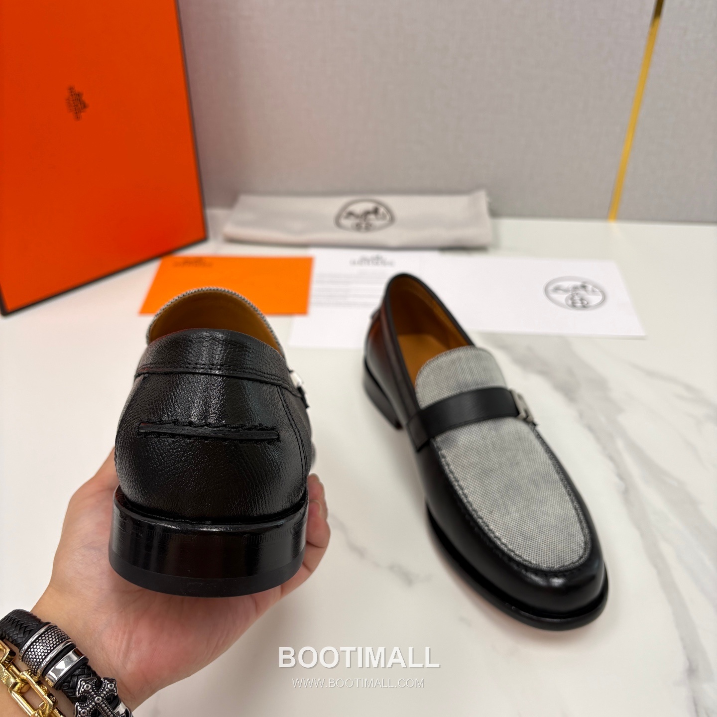 ## 신발 제품 스펙 분석

Hermès Milton Leather Loafers 에르메스 밀턴 레더 로퍼 9