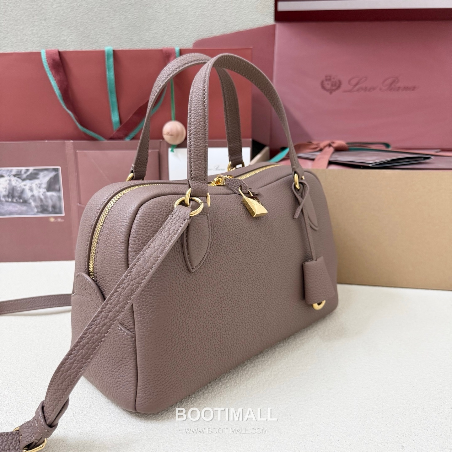Loro Piana Needle Small Top Handle Bag FA 로로피아나 니들 스몰 토트백 카프스킨 31cm 2