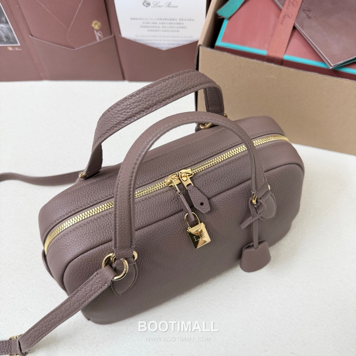 Loro Piana Needle Small Top Handle Bag FA 로로피아나 니들 스몰 토트백 카프스킨 31cm 4