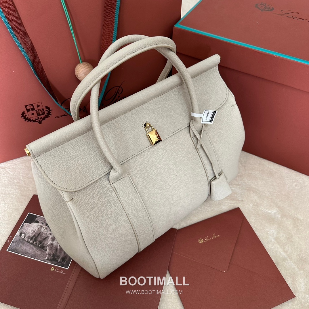 Loro Piana Loom L32 Medium Top Handle Bag 로로피아나 룸 L32 미디엄 토트백 카프스킨 33cm 4