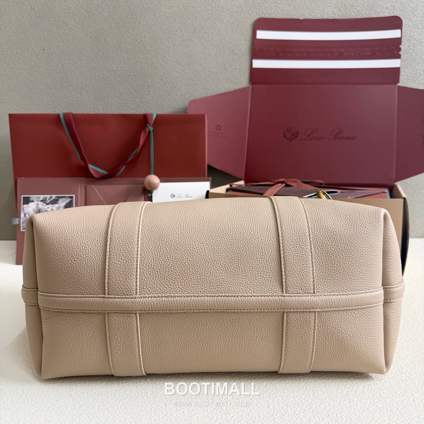 Loro Piana Ghiera Shopper Large Tote Bag FAO7463 로로피아나 기에라 쇼퍼 라지 토트백 그레인 카프스킨 40cm 2