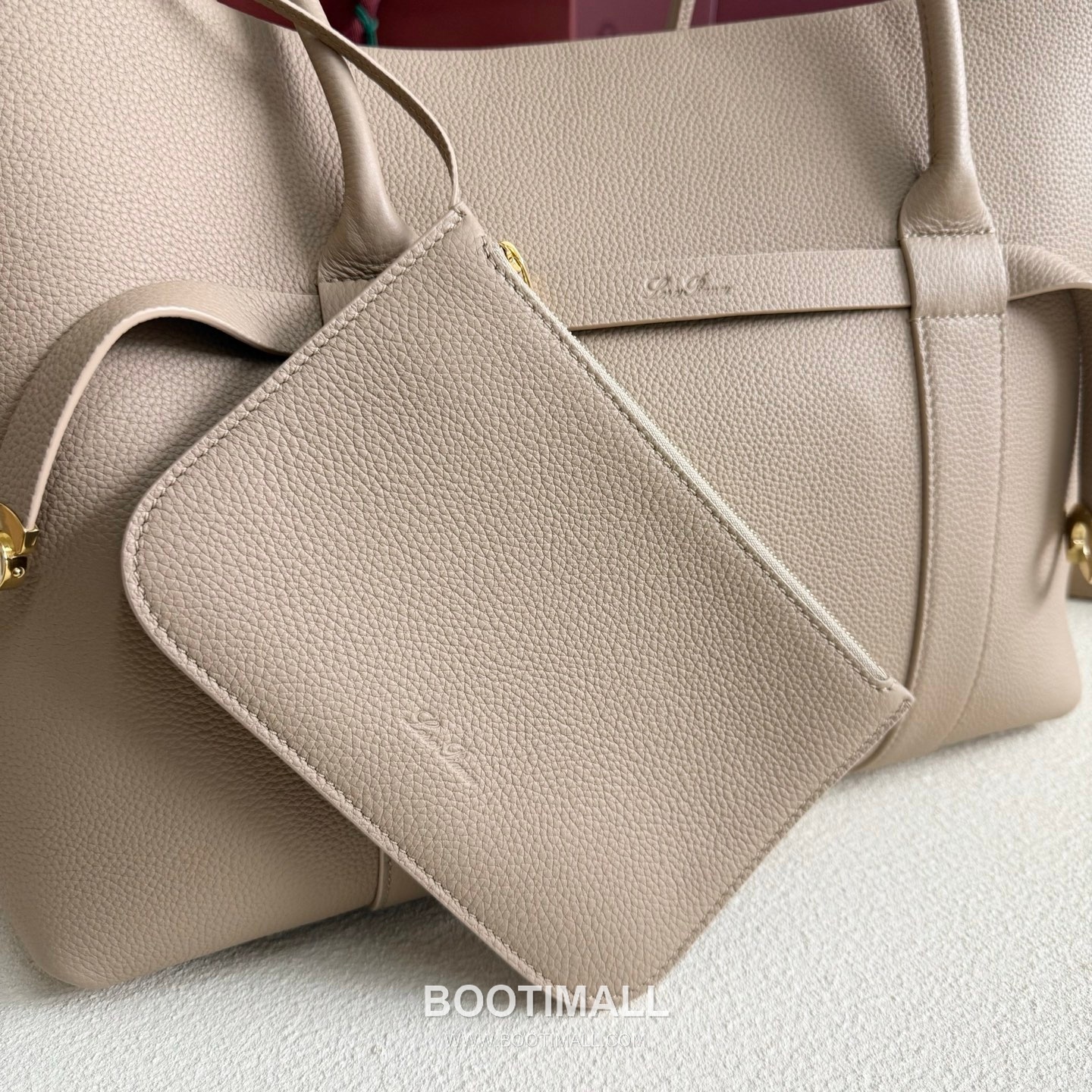 Loro Piana Ghiera Shopper Large Tote Bag FAO7463 로로피아나 기에라 쇼퍼 라지 토트백 그레인 카프스킨 40cm 4