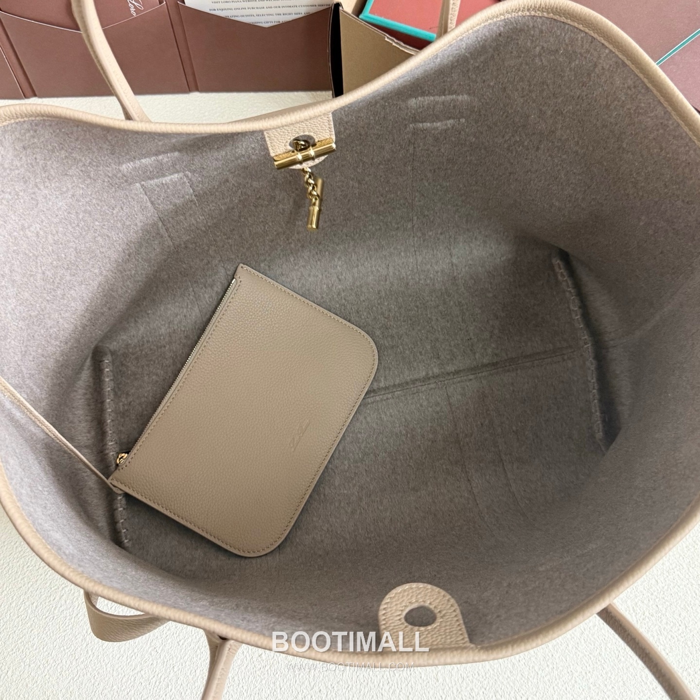 Loro Piana Ghiera Shopper Large Tote Bag FAO7463 로로피아나 기에라 쇼퍼 라지 토트백 캔버스 카프스킨 40cm 9