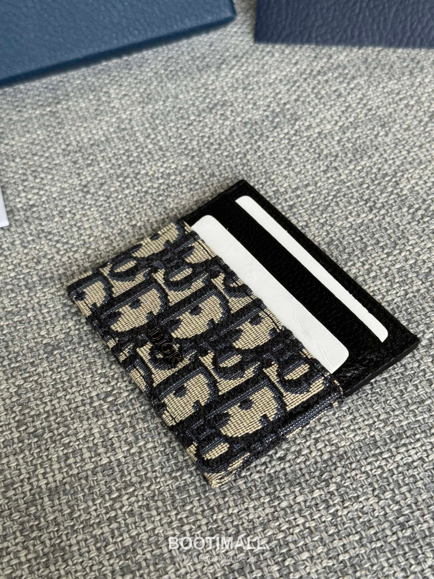 Dior Dior Gravity Card Holder Gunmetal Jacquard 디올 디올 그라비티 카드홀더 건메탈 자카드 10cm 5
